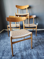 Hans Wenger Oak CH-23 Dining Chairs
