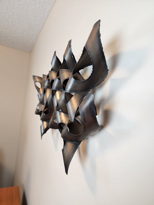 Large Torch Art Wall Hanging