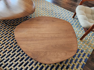 Ligne Roset 'Pebble' Walnut Coffee Table Set