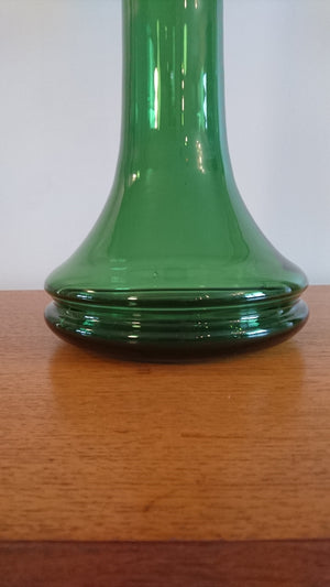 Blenko Floor Vase in Grass Green 789L