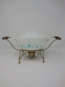 Royal Glasbake Atomic Snowflake Casserole Dish