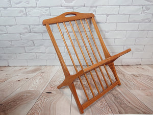 Oak Spindle Magazine Rack