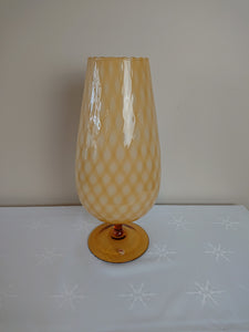Empoli Butterscotch Diamond Optic Vase