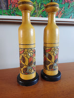 Pair of Bitossi Art Nouveau Table Lamps