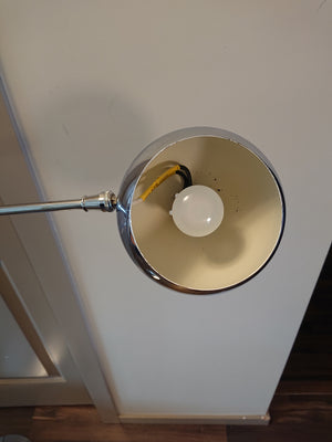 Chrome Orbiter Floor Lamp