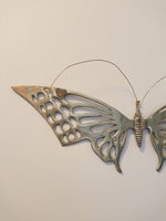 Large Brass Butterfly Wall Hanging