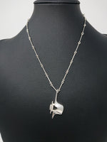 Lapponia Bjorn Weckstrom Silver 'Alpha Centuri' Necklace w/ Extender/Bracelet