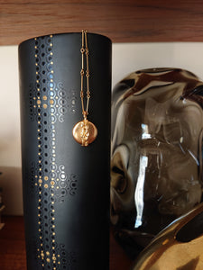 Lapponia Bjorn Weckstrom 'Semes' 14K Gold Locket Necklace