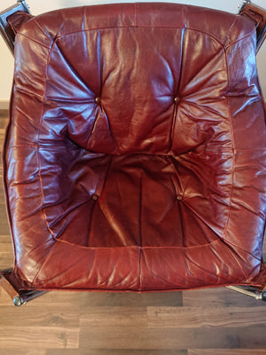Norwegian 'Sonic' Leather Lounge Chair