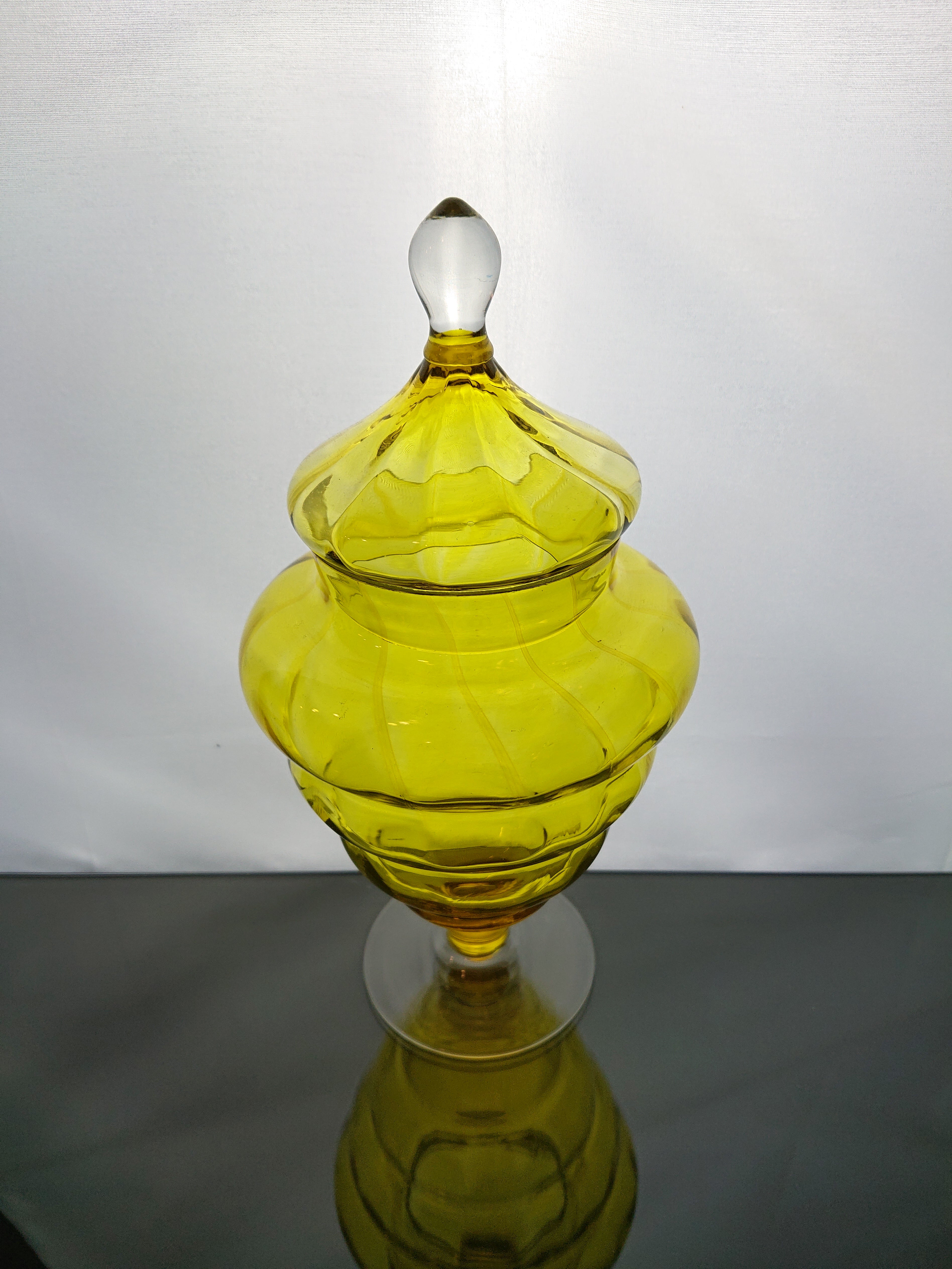 Empoli Lemon Yellow Apothecary Jar
