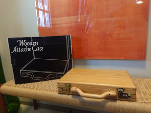 Wooden Briefcase