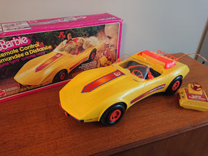 1979 Barbie Remote Control Super Vette Car