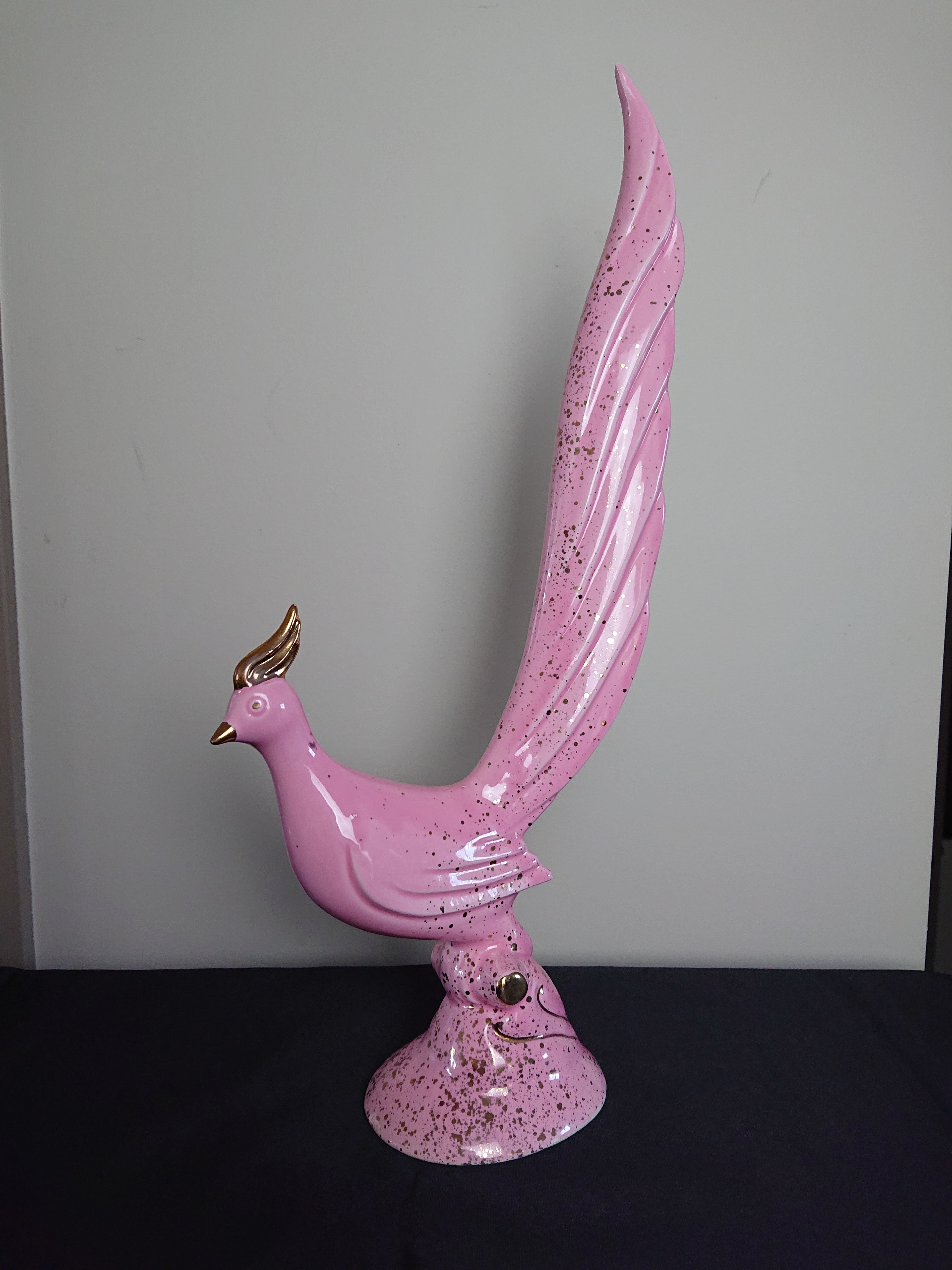 California Pottery Pink Roadrunner
