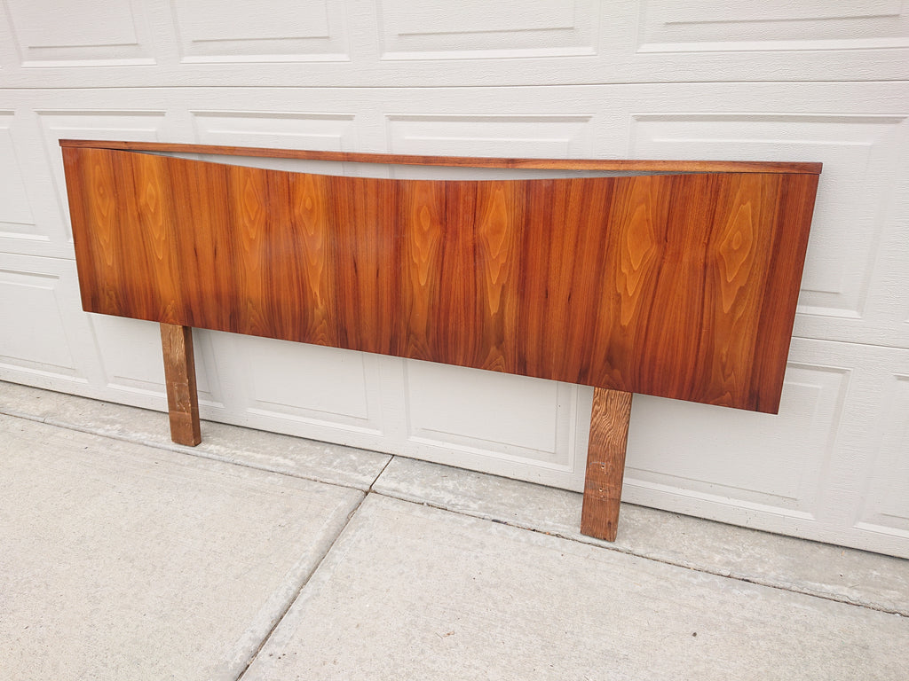 King Size Walnut Headboard