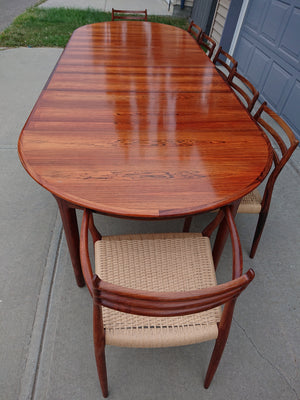 Rosewood Dining Table by Henning Kjaernulf for Sorø Stolefabrik
